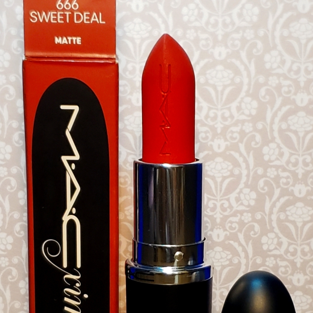 NEW 12oz. MACximal Silky Matte lipstick #666 SWEET DEAL 100% Authentic